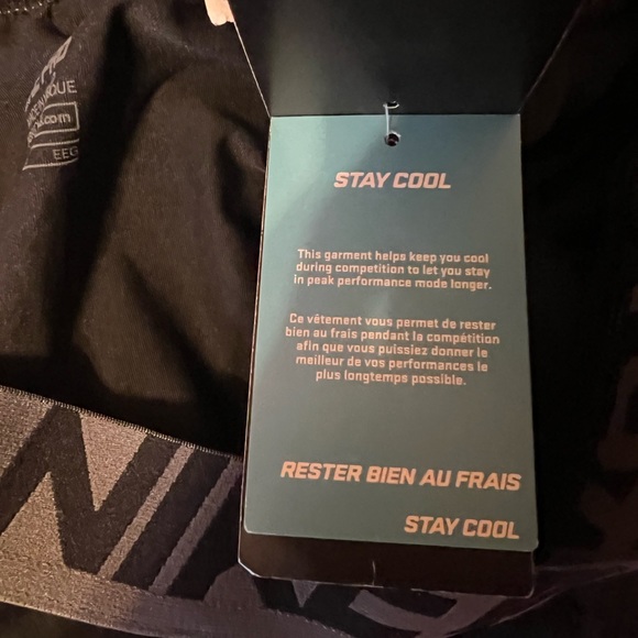 Nike Men’s 2XL Running Compression Pants Swoosh - Picture 7 of 7